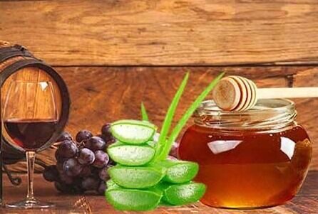 Сокосодержащая основа ВИНОГРАД - АЛОЭ ВЕРА